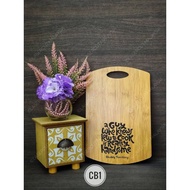 Engrave Chopping Board Wood / Custom Chopping Board / custom Decoration Chopping Board