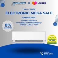 PANASONIC SYSTEM 1 PREMIUM XU SERIES R32 5-TICK (WITH INSTALLATION) AIR-CONDITIONER AIRCON