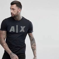 Armani exchange t shirt original men cotton short sleeved top business casual loose men t shirt AX B