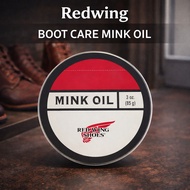 Red Wing Mink Oil Boot Care Leather Conditioner, Waterproofing & Softening, 85g, Genuine, Oil-Tanned