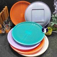 10” PLASTIC PARTY PLATE / BILAO / FIESTA PLATE / RATTAN STYLE PLATE / PARTY TRAY / SUSHI TRAY #LK