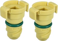 X AUTOHAUX 2pcs ABS Car Engine Oil Drain Plug Replacement for Ford F150 2015-2021 FT4Z-6730-A BC3Z-6
