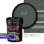 18 Liter - MELON GREY BB376637, Easy Paint All Surface for interior & exterior wall, wood and steel.