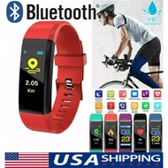 ToKerNew 115Plus Sport Smart Watch: Waterproof Fitness Tracker for Men/Women, HR & BP Monitor, Smart