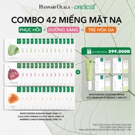[HANNAH OLALA] Combo 42 Masks with Free Eye Cream & Essence Recovery Tube