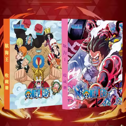 ONE PIECE Monkey D. Luffy Roronoa Zoro 240pcs Card Album Book Game Card Holder Binder PTCG VMAX Game