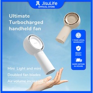 JISULIFE Mini Portable Fan Portable Rechargeable Bladeless Turbo Ultra-quiet Student Hand-held Fan