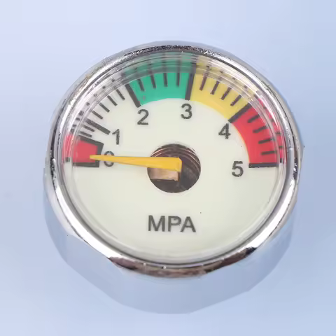 。1pc Air Mini Micro Pressure Gauge Manometer | Thread M10 M8 | 5MPA 10MPA 20MPA 30MPA 35MPA 40MPA 30