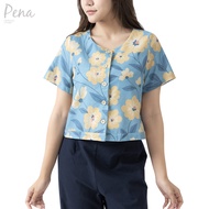 Pena House เสื้อเบลาส์แขนสั้น พิมพ์ลายดอกไม้  POSS022601