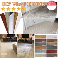 [SG Seller] Water-Resistant PVC Vinyl Flooring Self Adhesive Easy Wooden Design Home DIY Flooring Tiles（min 36 pcs）