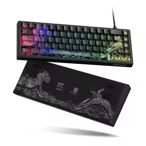 Womier M68 HE V2 Kanagawa Web Drive Rapid Trigger Rgb Custom Mechanical Keyboard Magnetic Switches W