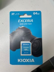 EXCERIA 64GB SD CARD 記憶咭