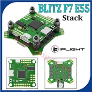 IFlight  30.5*30.5mm BLITZ F7 Stack F722 F7 Flight Controller W/ BLITZ E55 55A BLHELI32 4in1 ESC 2-6S DShot 600 for RC FPV Drone