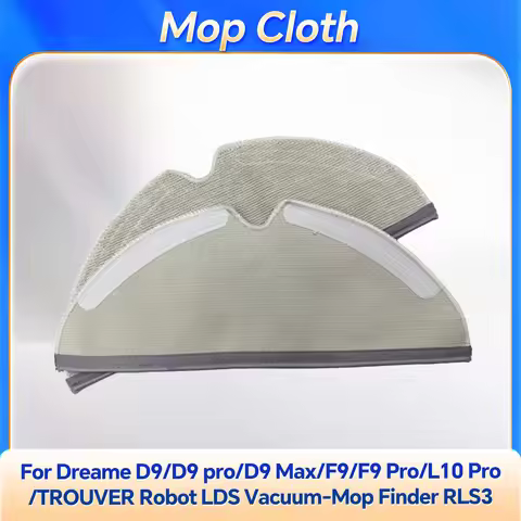 Mop Cloth For Dreame D9/D9 pro/D9 Max/F9/F9 Pro/L10 Pro/TROUVER Robot LDS Vacuum-Mop Finder RLS3 Rob