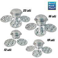 Anodized Aluminium Idli Steamer Pot 12 16 19 22 idly Pot Bigger Size Idli