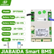JBD Smart BMS Built-in BT 10S 13S 14S 16S 17S 20A 40A 50A 120A LiFePo4 Li-ion Balance JIABAIDA BMS