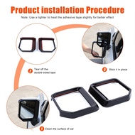 【 LCG5】-For Land Cruiser 250 Prado LC250 2024 Car Rearview Mirror Rain Shield Cover Trim Exterior Ac