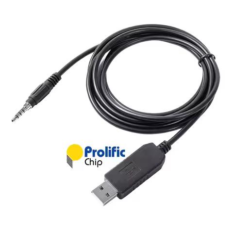 CT-91 USB Programming Cable Prolific USB to 3.5mm 4P for Yaesu Radios FT-60 FT-60R FT-60E FT-70D/DE/