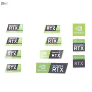 [Dhin] RTX 3090TI 3080TI 3070 3060 desktop sticker laptop graphics card label COD