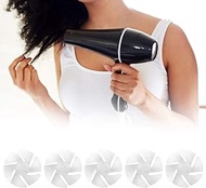 AYNEFY 10 Pcs Hair Dryer Fan Blade, Small Power Hair Dryer Fan Leaves Motor Accessories Plastic Fan Blade Replacement Leaves