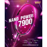 VENSON Badminton Racket NANO Power 7900 Model (Power Type) Free Strings + Grip + 5U Bag/Balance 300+