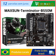 ABJKO MAXSUN Terminator AMD B550M เมนบอร์ดสองช่อง DDR4 USB3.1 PCIE 4.0 AM4รองรับ Ryzen 4000/5000 (36