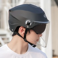 웃Electric Scooter Helmet Summer Vespa Chopper Motorcycle Helmets Safety Waterfall Soman Urban A_ZYW