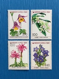 韓國花卉郵票1991