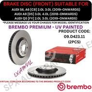 BREMBO GENUINE DISC BRAKE ROTOR (FRONT) FOR AUDI S6, A6 [C8] '19YR-ON / A8 [D5] '18YR-ON / Q5 [FY] '