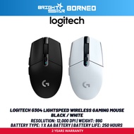 LOGITECH G304 LIGHTSPEED Wireless Gaming Mouse - Black / White