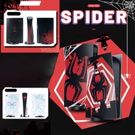 PS5 Skin Console Spider Man Vinyl Cover Sticker Full Set for Playstation 5 Disc Edition