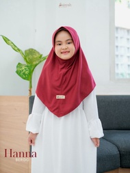 Bergo Anak Instan Hanna Kids Size L (5-6 th) by Aisyah Hijab - Bahan Kaos PE