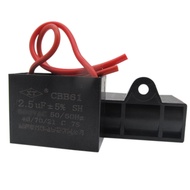 Ceiling Fan Start Capacitor High-Power Ceiling Fan Running Capacitor 2.5 UF Electric Fan Starter Uni