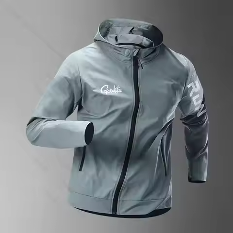 Gamakatsu Fishing Men's Jacket Windproof Sport Coat for Spring Autumn Waterproof Quick-Dry Rainproof
