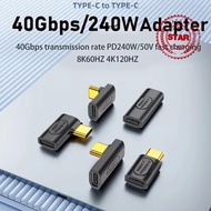 Fonken Usb4.0 40gbps Usb C To Usb C Data Adapter Adapter Connector 240w 5a Usb C Fast Charging I3e0