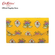 Cath Kidston Foldover Wallet Stamp Paisley Mustard กระเป๋า กระเป๋าสตางค์ กระเป๋าแคทคิดสตัน