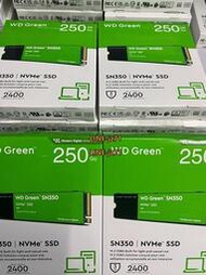 WD/西部數據 SN350 綠盤 M.2 NVMe 250G 500G 1T 2TB固態SSD硬盤