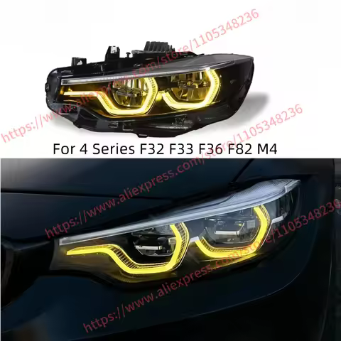 For 4 Series F32/F33/F36/F82 M4 12V New 6000-Lumen LED Headlight with 3 Color Options