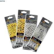 SERINA Bike Chains 116 links Hybrid Cycle Cycling 8/9/10 11 speed Road Bike Half Hollow Chain Bicycl