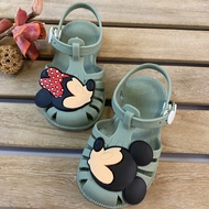 Girls sandals 2023 new soft-soled children's summer Baotou jelly shoes children's crystal shoes breathable foreign trade boys' shoes