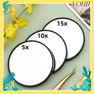YOHII Makeup Mirror, Round 5x/10x/15x Magnification Mirror, With Suction Cup Blackhead Magnifying Mi