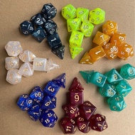 7PCS/set Polyhedron Dados DND Dice Dice Dungeons and Dragons board Games