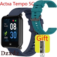 Actxa Tempo 5C Screen Protector Film Silicone Wrist Band For Actxa Tempo 5C Smart Watch Smart Watch 