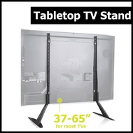 Elegant Heavy Duty 37-65 inch TV Tabletop Stand Bracket Height Adjustable 39 49 55 60 inch cabinet display panel base