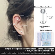 Hypoallergic F136 Titanium Earring