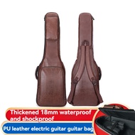Electric Guitar Piano Bag Electric Guitar Leather Bag Thickened Unique Electric Guitar Special Backp