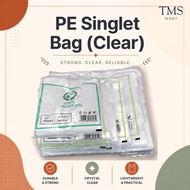 (500g) PE Singlet Bag Clear Transparent/Plastik Tangkai Sinar Jernih/Lutsinar 10x13/12x15/13x16/15x1