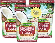 Edward & Sons Let's Do Organic, Organic Coconut Flakes, Unsweetene 7 OZ