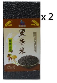 全城熱賣 - 海興隆 - 黑米 1000g x 2 (此日期前最佳:2026.03.31) #花青素#血糖#粳米