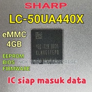 SHARP LC-50UA440X EEPROM / BIOS / FIRMWARE eMMC 4GB LC50UA440X / LC50UA440 / LC-50UA440